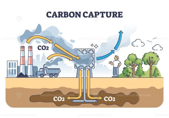 Carbon Capture outline diagram