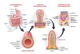 Small intestine outline diagram