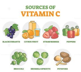 Sources of Vitamin C outline