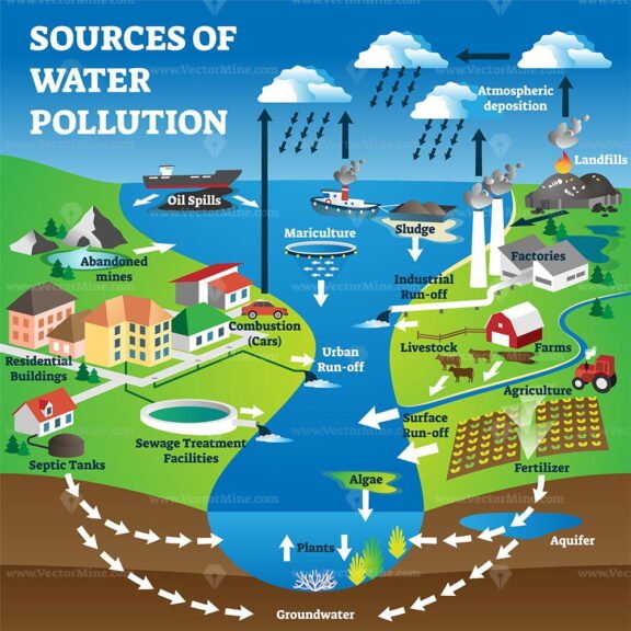 Sources of water pollution