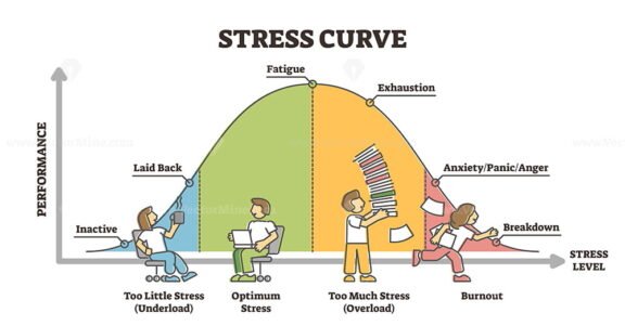 Stress Curve 2 diagram outline