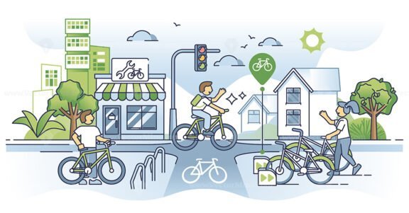 bike infrastructure outline concept 1