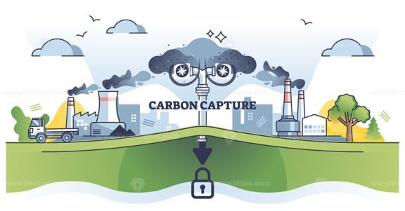 carbon capture simple outline concept 1