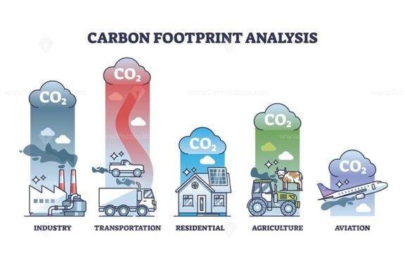 carbon footprint analysis outline diagram 1