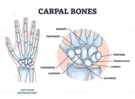 carpal bones outline 1