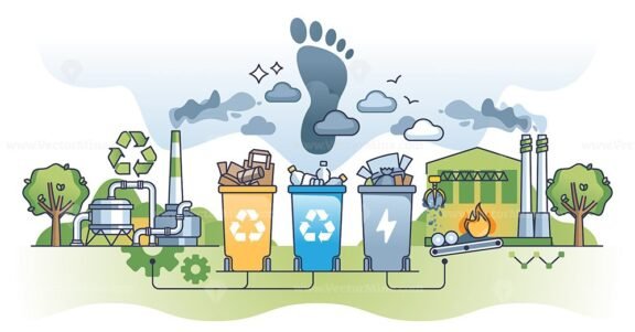 challenges of modern waste management outline concept 1