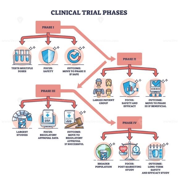 clinical trial phases outline diagram 1