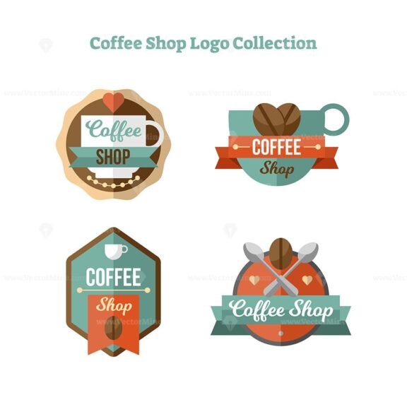 coffee shop logo collection