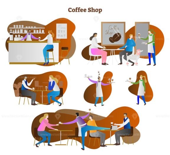 coffee shop scenes