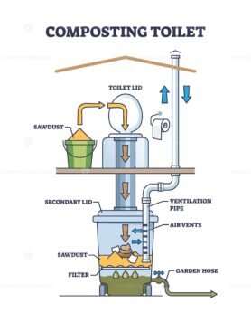 composting toilet outline diagram 1