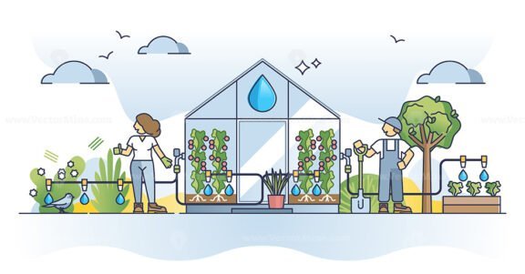 drip irrigation outline concept 1