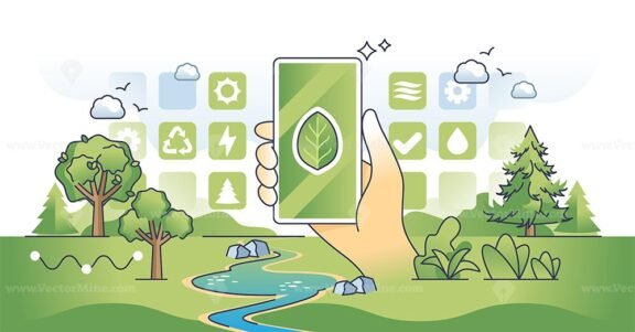eco app development hands outline concept 1