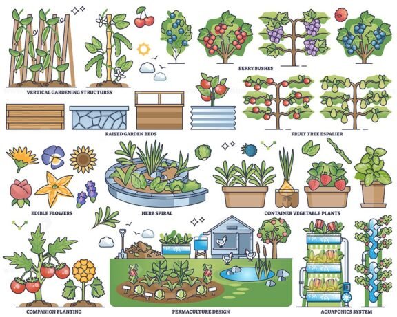 edible gardens and design collection outline 1
