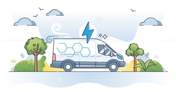 electric van outline concept 1