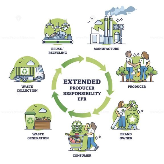 extended producer responsibility epr outline diagram 1
