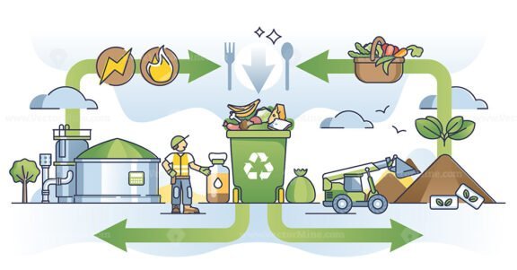 food waste management outline concept 1