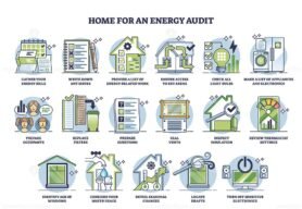 general steps to prepare your home for an energy audit outline diagram 1