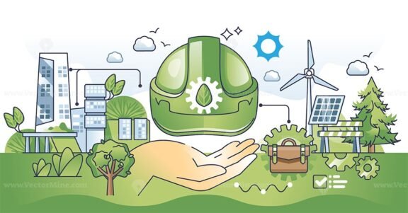 green jobs hands outline concept 1