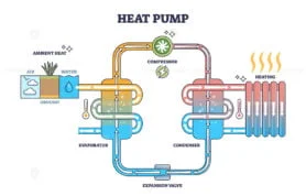heat pump diagram 1 outline 1