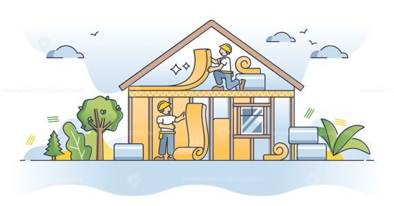 home insulation outline concept 1