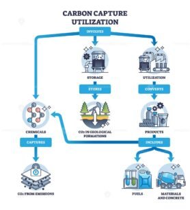key components of carbon capture utilization outline diagram 1