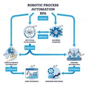 key components of robotic process automation rpa diagram 1