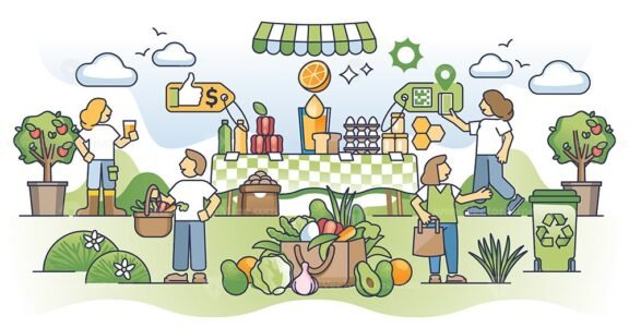 organic marketplace outline concept 1