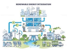 renewable energy integration outline diagram 1
