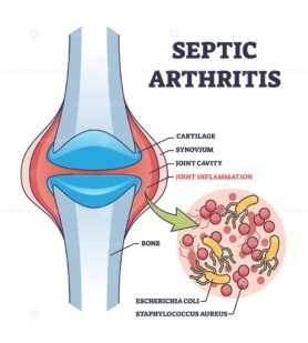 septic arthritis outline diagram 1