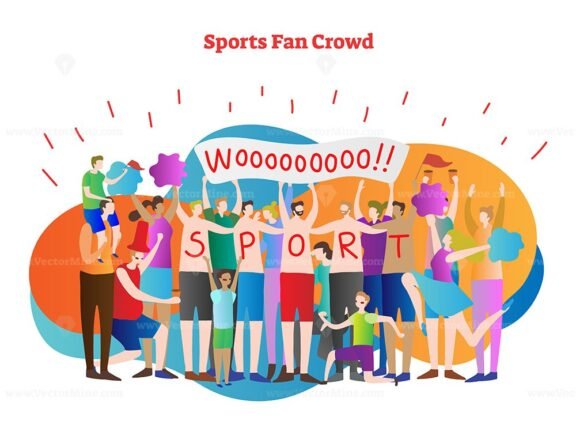 sports fan crowd