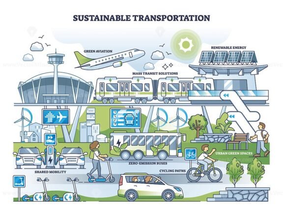 sustainable transportation diagram outline 1