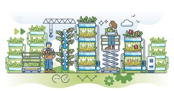 vertical farming 2 outline concept 1