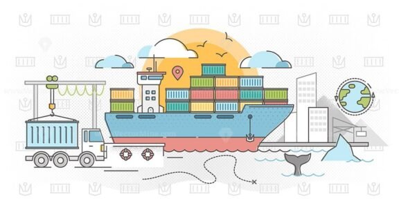 Cargo Shipping Outline