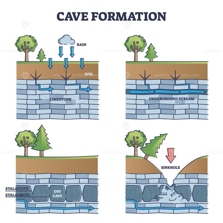 Diagram Of A Cave The Cave