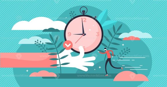 Punctual vector illustration