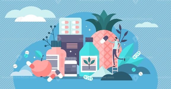 Supplements vector illustration