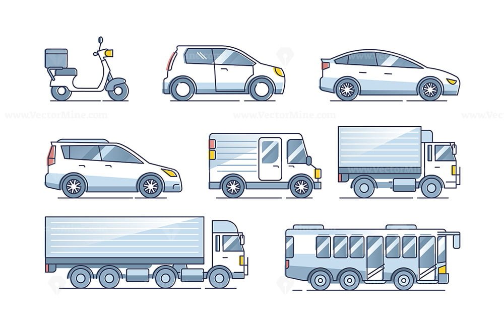 different types of transportation