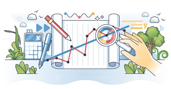 data visualization tools hands outline concpt 1