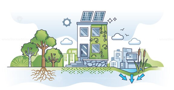 eco friendly housing outline concept 1
