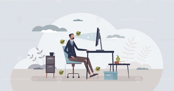 ergonomics for remote work concept 1