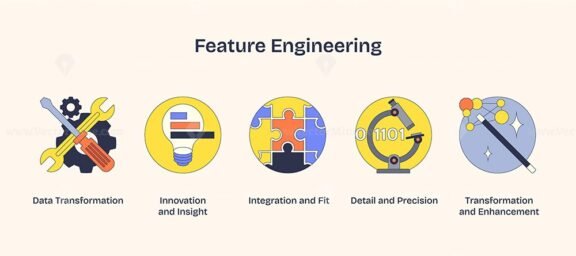 feature engineering neubrutalism icons 1