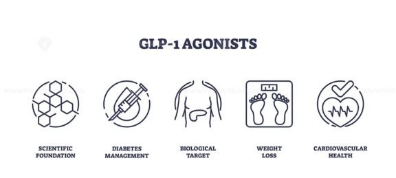 glp 1 agonists icons outline 1