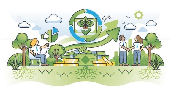 green investments outline concept 1