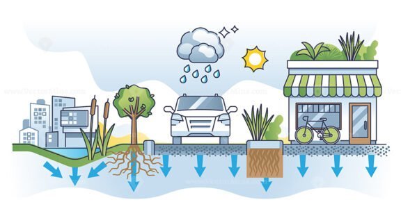 green storm water infrastructure outline concept 1