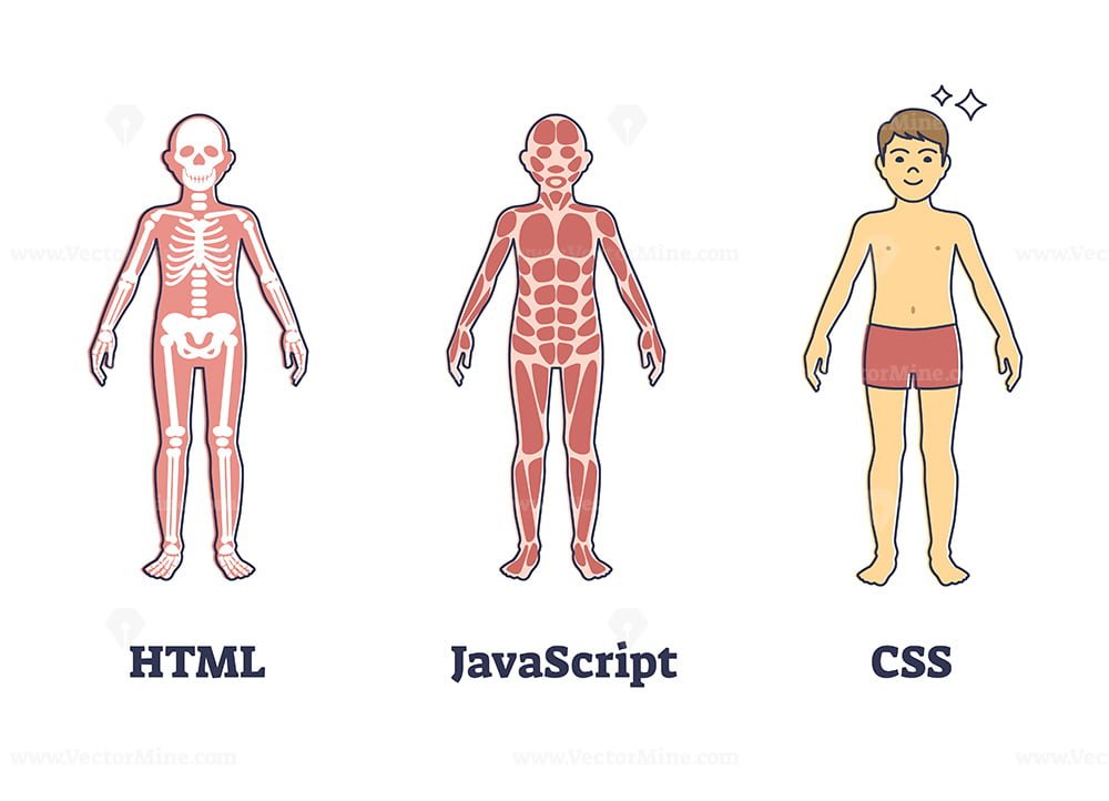 html-css-and-javascript-suit-as-coding-layers-explanation-outline