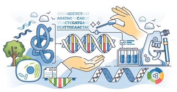 molecular biology hands outline 1