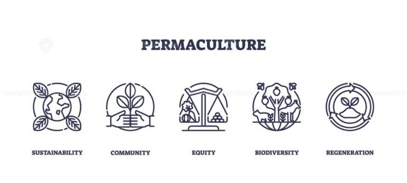 permaculture icons outline 1