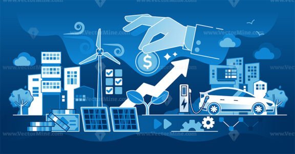 renewable energy investment concept outline dark 1