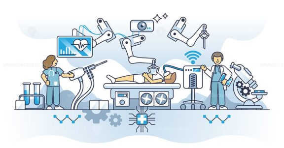 robotic surgery outline concept outline concept 1