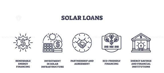 solar loans icons outline 1